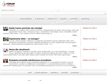 Tablet Screenshot of forumtrenera.com